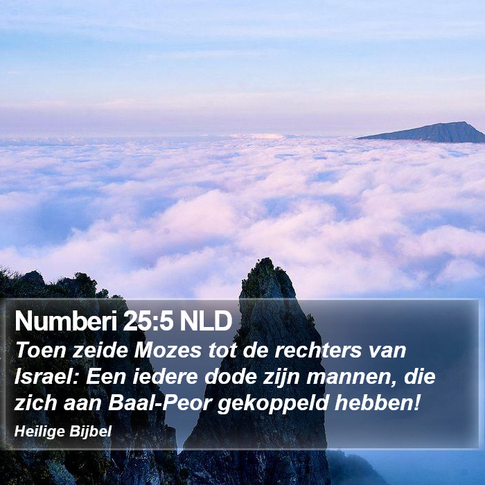 Numberi 25:5 NLD Bible Study