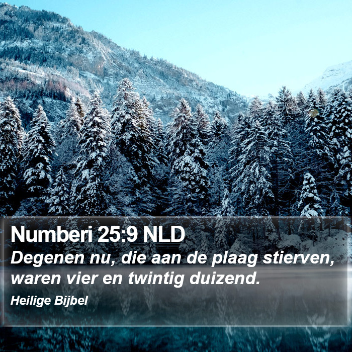 Numberi 25:9 NLD Bible Study