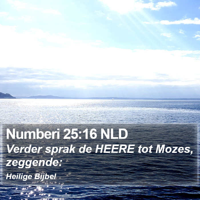 Numberi 25:16 NLD Bible Study