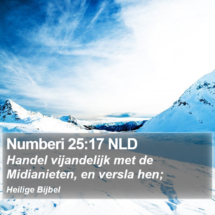 Numberi 25:17 NLD Bible Study