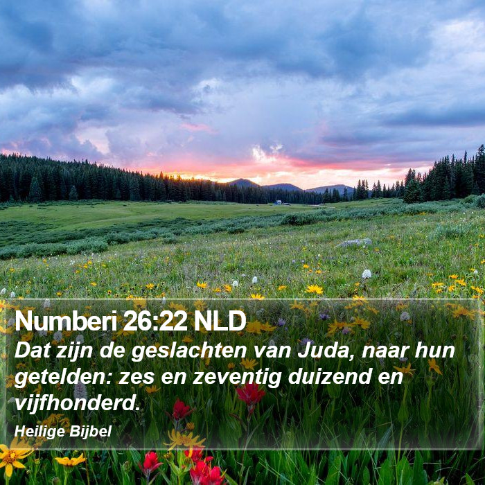 Numberi 26:22 NLD Bible Study