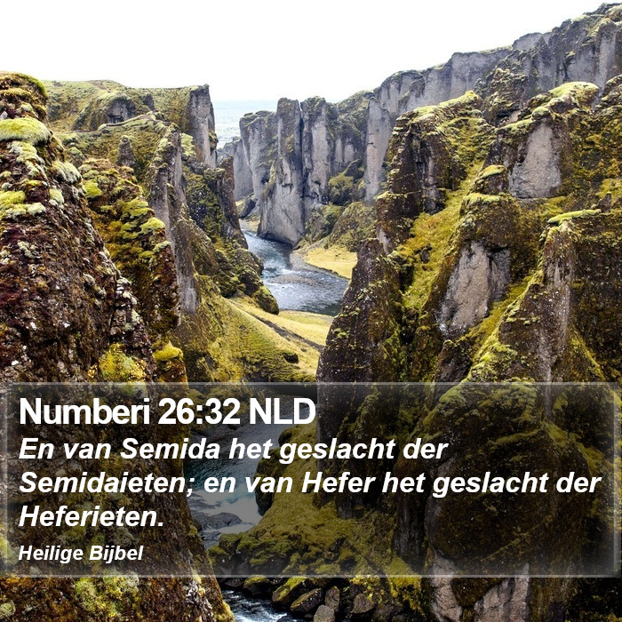 Numberi 26:32 NLD Bible Study