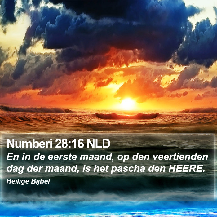 Numberi 28:16 NLD Bible Study