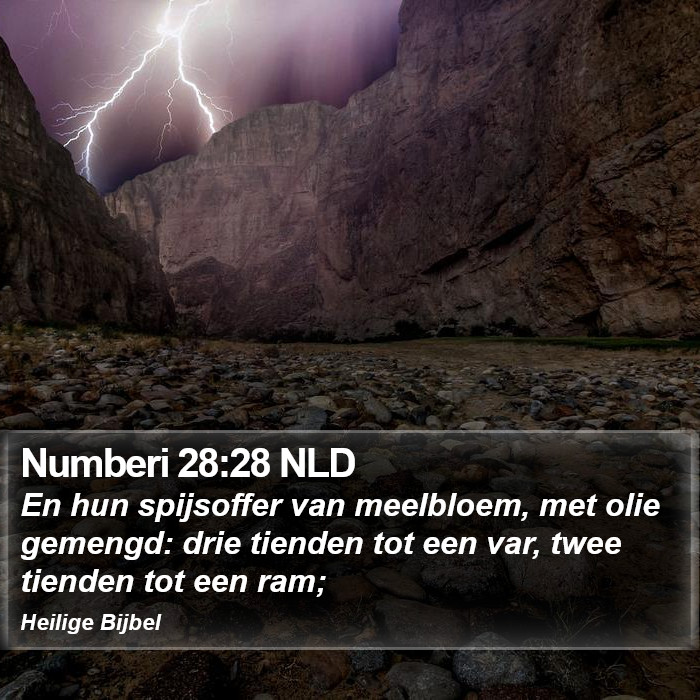 Numberi 28:28 NLD Bible Study