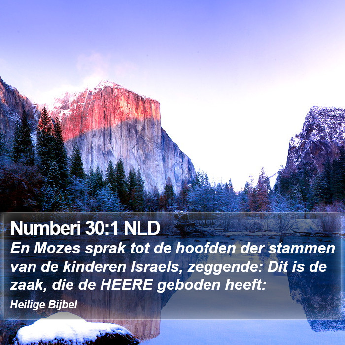 Numberi 30:1 NLD Bible Study