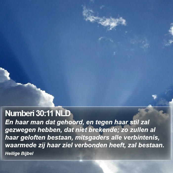 Numberi 30:11 NLD Bible Study