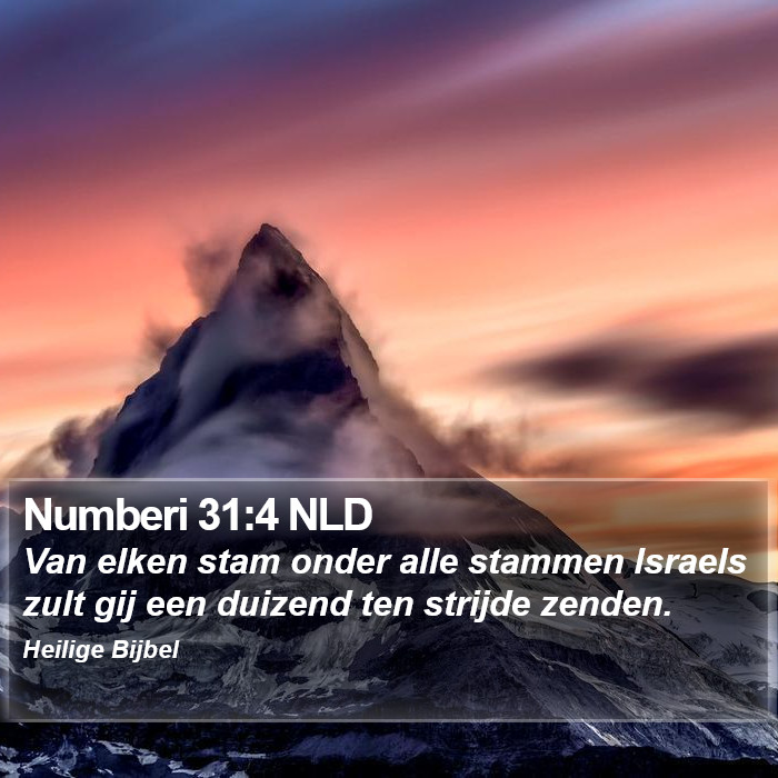 Numberi 31:4 NLD Bible Study