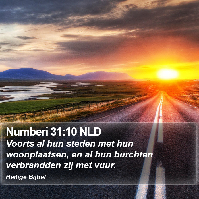 Numberi 31:10 NLD Bible Study