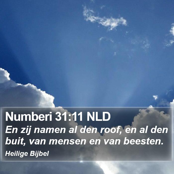 Numberi 31:11 NLD Bible Study