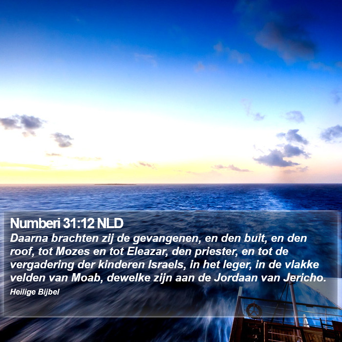 Numberi 31:12 NLD Bible Study
