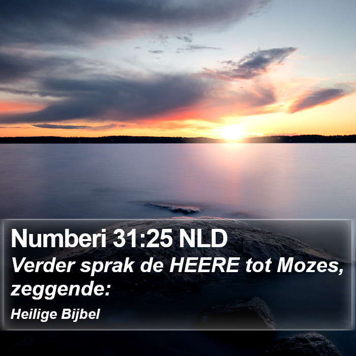 Numberi 31:25 NLD Bible Study