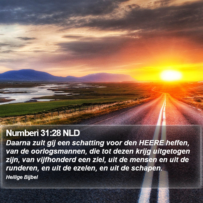 Numberi 31:28 NLD Bible Study