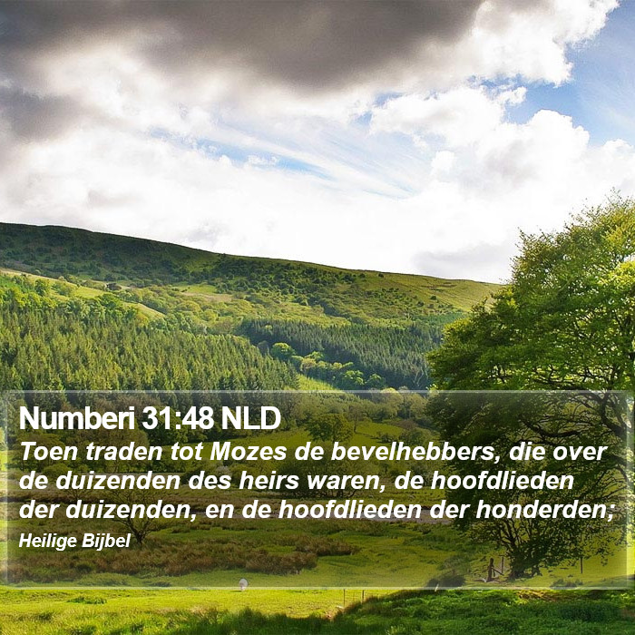 Numberi 31:48 NLD Bible Study