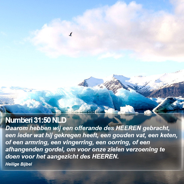 Numberi 31:50 NLD Bible Study