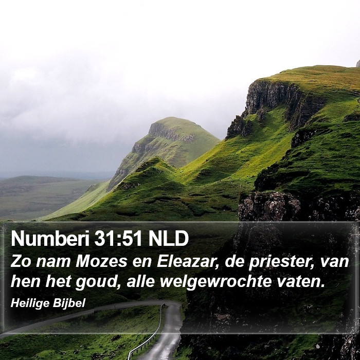 Numberi 31:51 NLD Bible Study