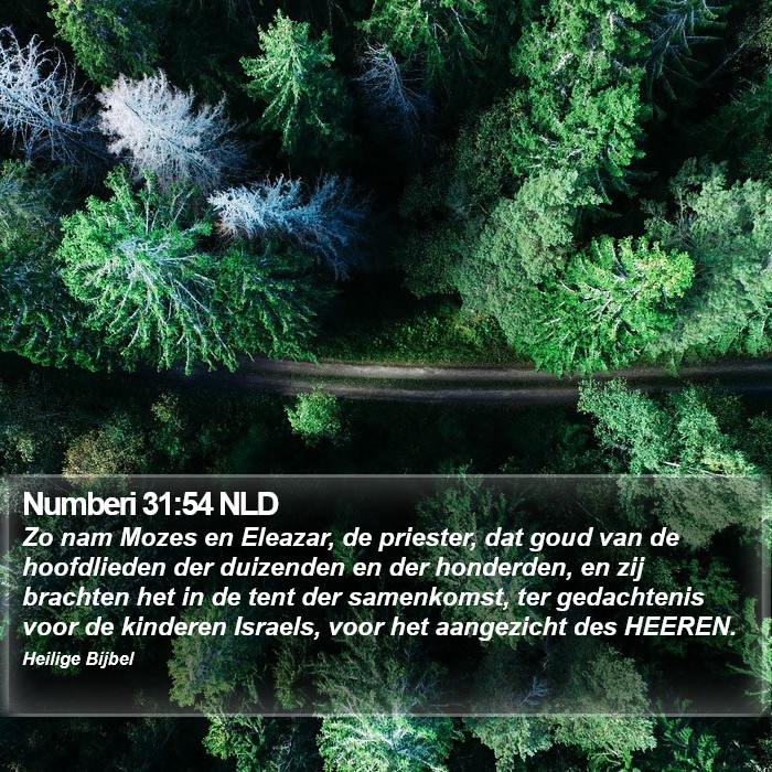 Numberi 31:54 NLD Bible Study