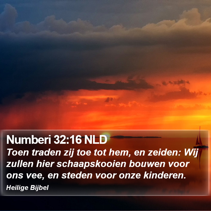 Numberi 32:16 NLD Bible Study