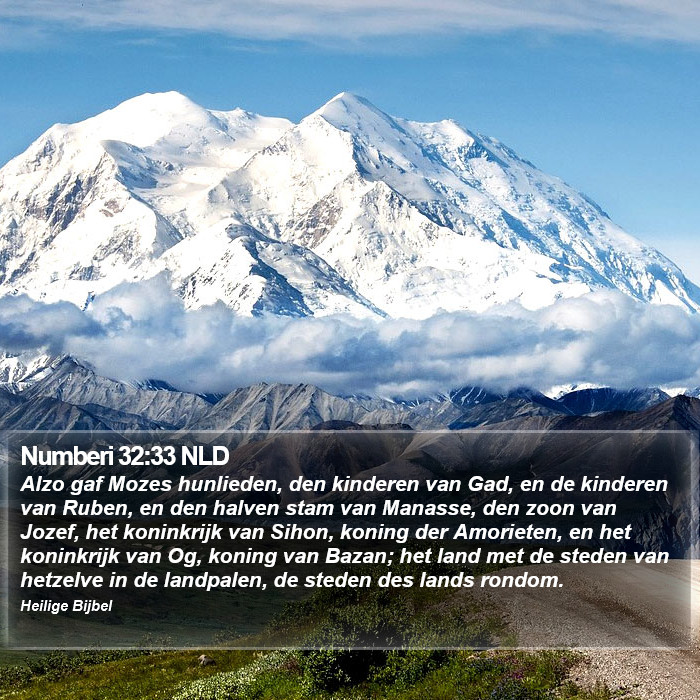 Numberi 32:33 NLD Bible Study