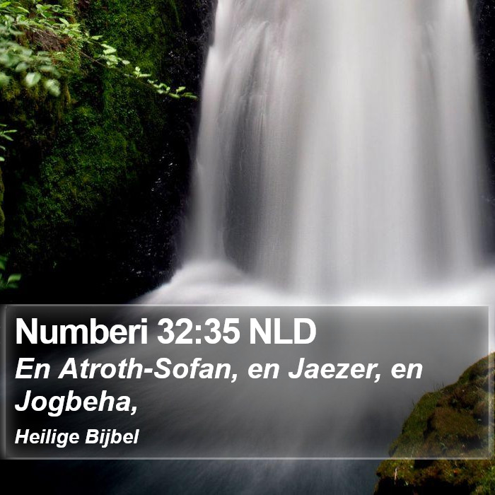 Numberi 32:35 NLD Bible Study
