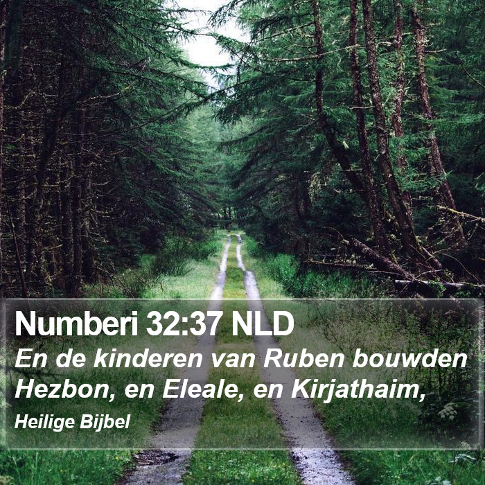 Numberi 32:37 NLD Bible Study