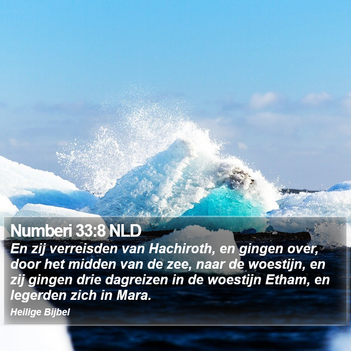 Numberi 33:8 NLD Bible Study