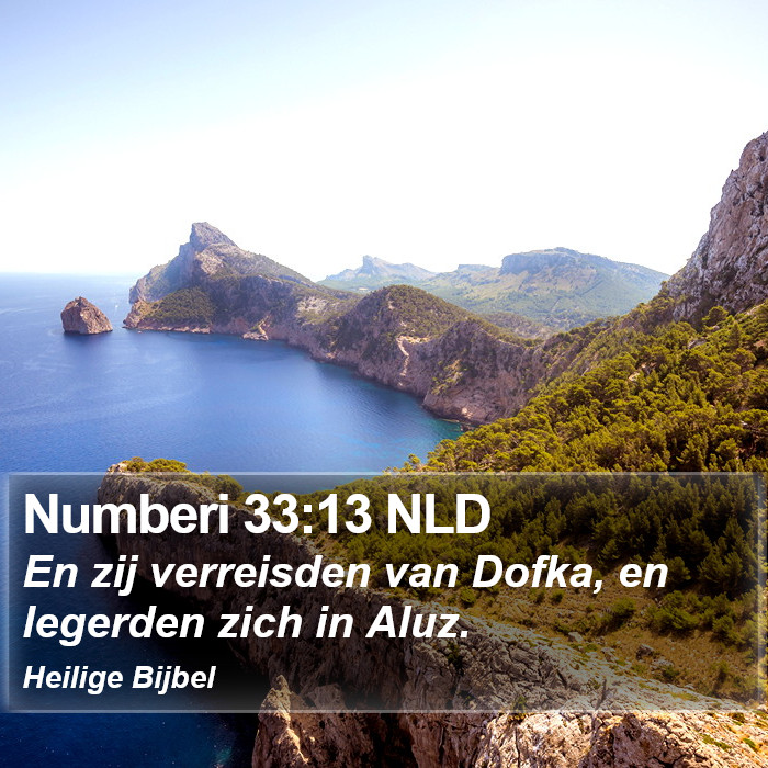 Numberi 33:13 NLD Bible Study