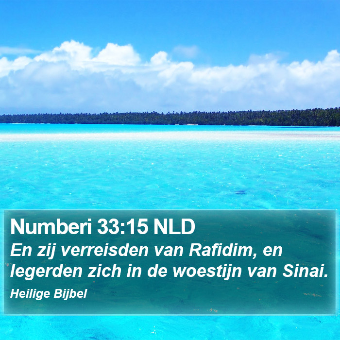 Numberi 33:15 NLD Bible Study