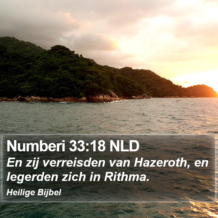 Numberi 33:18 NLD Bible Study