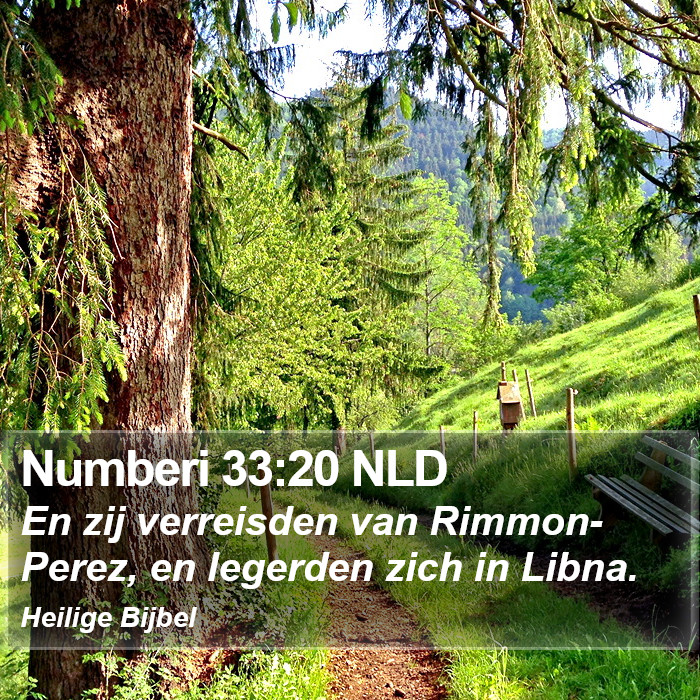 Numberi 33:20 NLD Bible Study