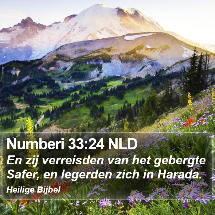 Numberi 33:24 NLD Bible Study