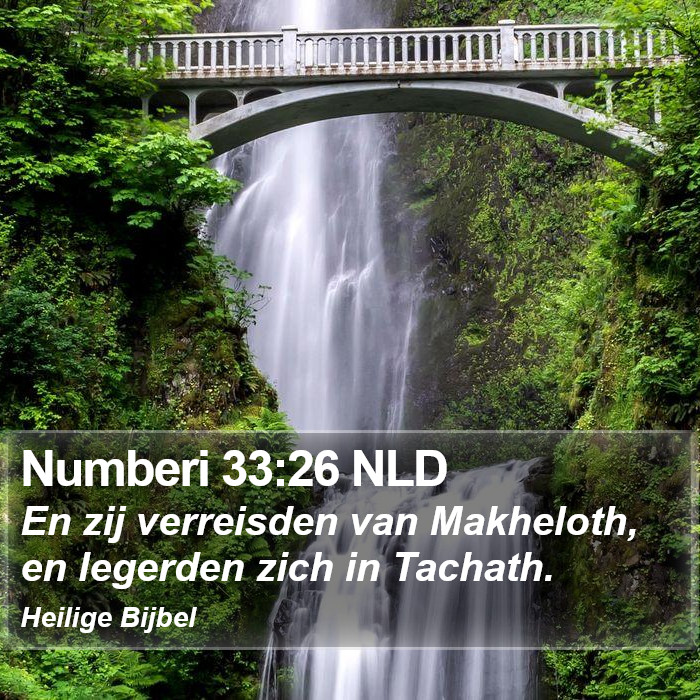 Numberi 33:26 NLD Bible Study