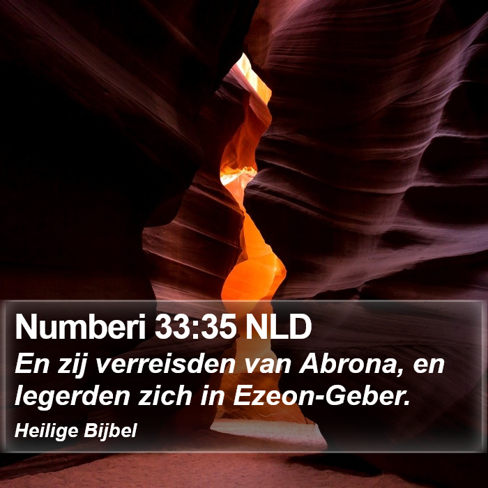 Numberi 33:35 NLD Bible Study