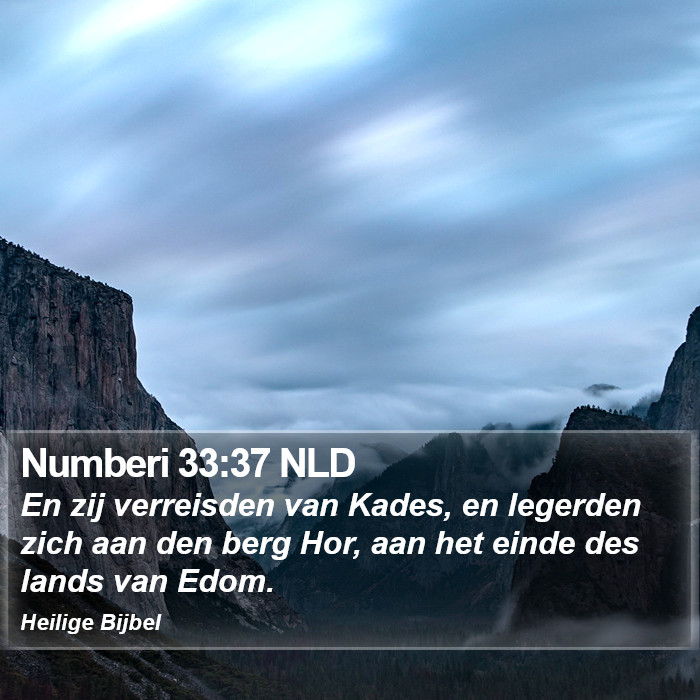 Numberi 33:37 NLD Bible Study