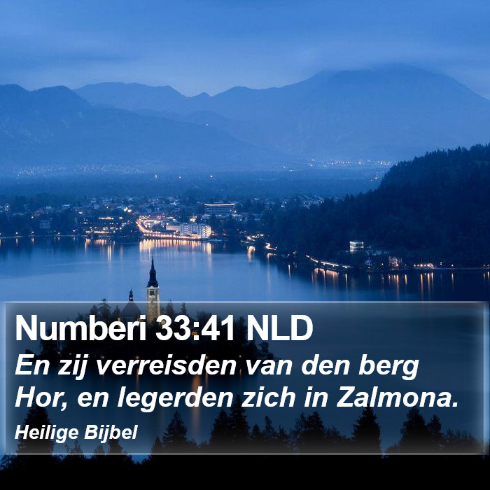 Numberi 33:41 NLD Bible Study