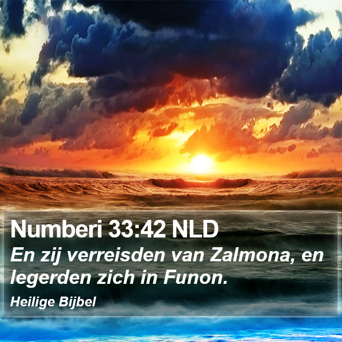 Numberi 33:42 NLD Bible Study