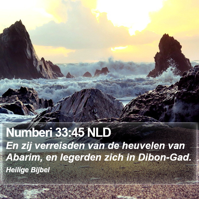 Numberi 33:45 NLD Bible Study