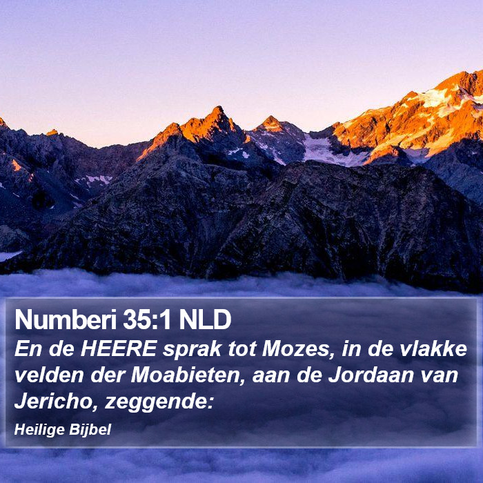 Numberi 35:1 NLD Bible Study