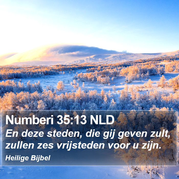 Numberi 35:13 NLD Bible Study