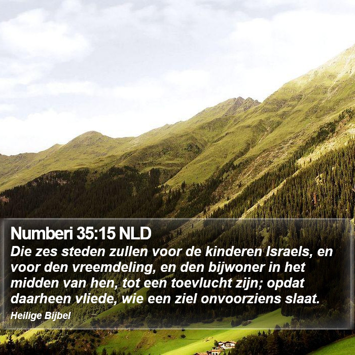 Numberi 35:15 NLD Bible Study