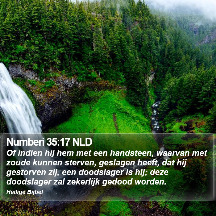Numberi 35:17 NLD Bible Study