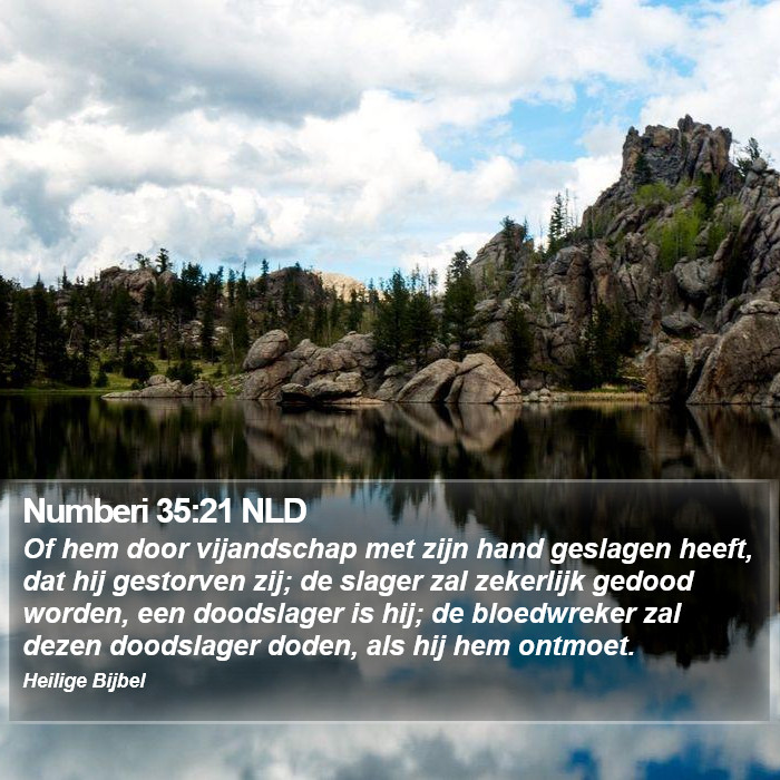 Numberi 35:21 NLD Bible Study