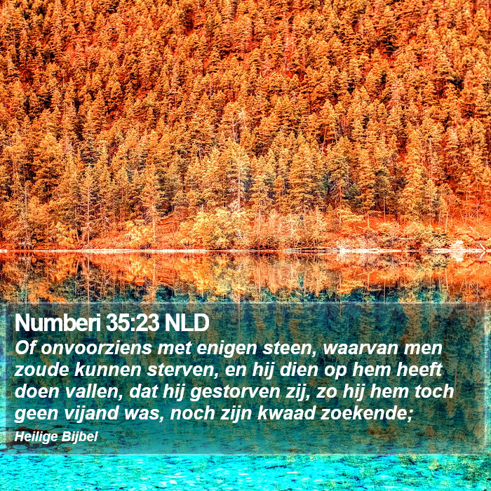 Numberi 35:23 NLD Bible Study
