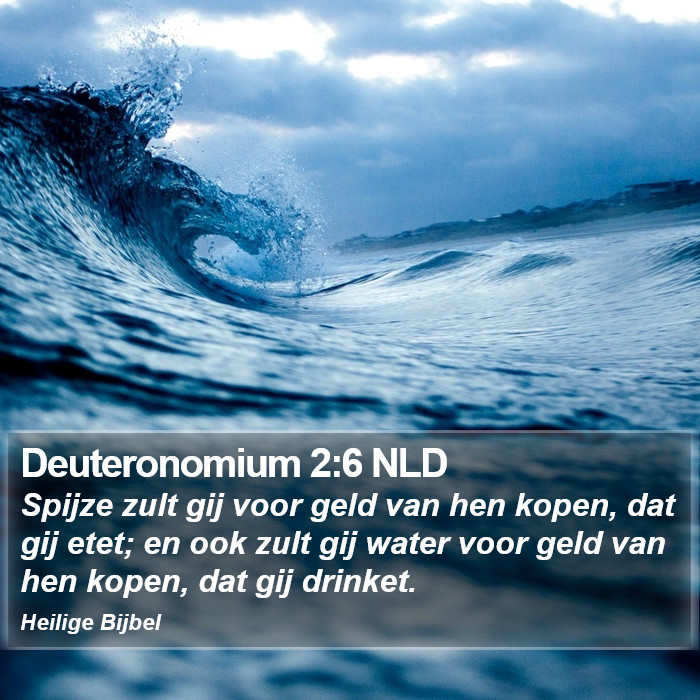 Deuteronomium 2:6 NLD Bible Study