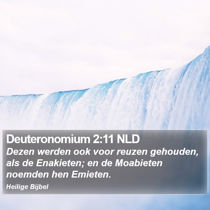 Deuteronomium 2:11 NLD Bible Study