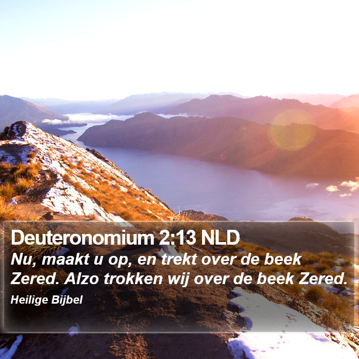 Deuteronomium 2:13 NLD Bible Study