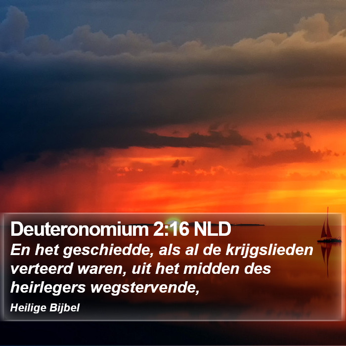 Deuteronomium 2:16 NLD Bible Study