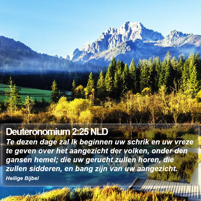 Deuteronomium 2:25 NLD Bible Study