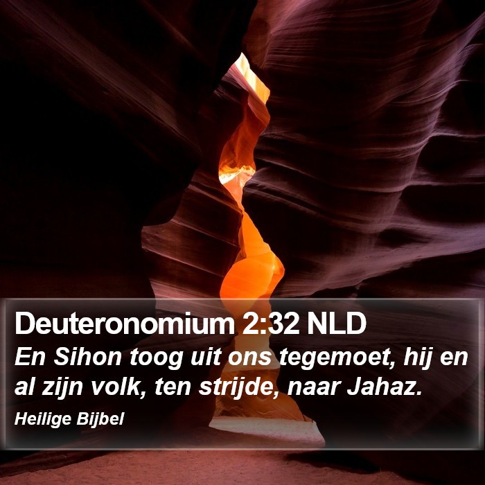 Deuteronomium 2:32 NLD Bible Study