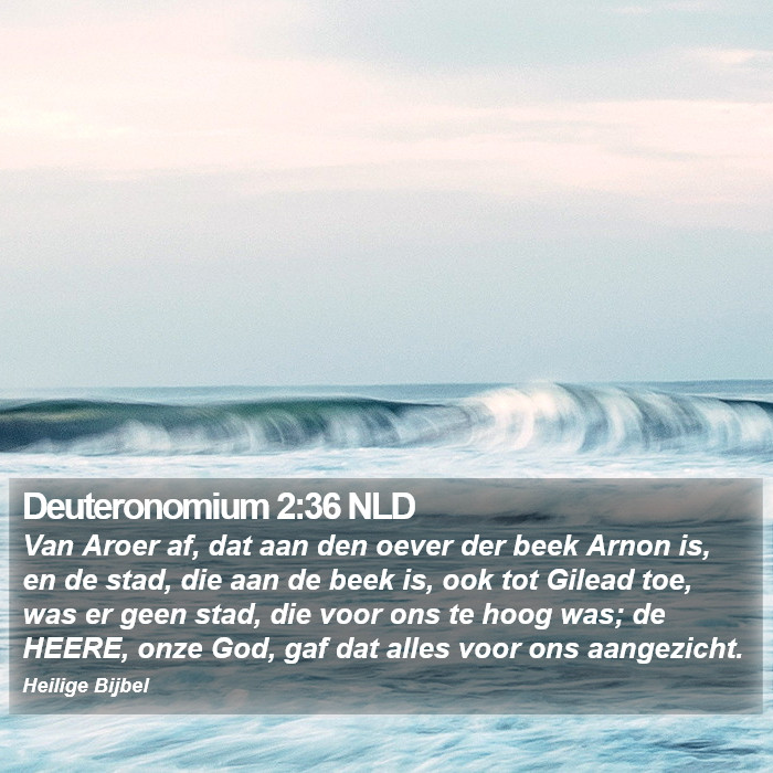 Deuteronomium 2:36 NLD Bible Study