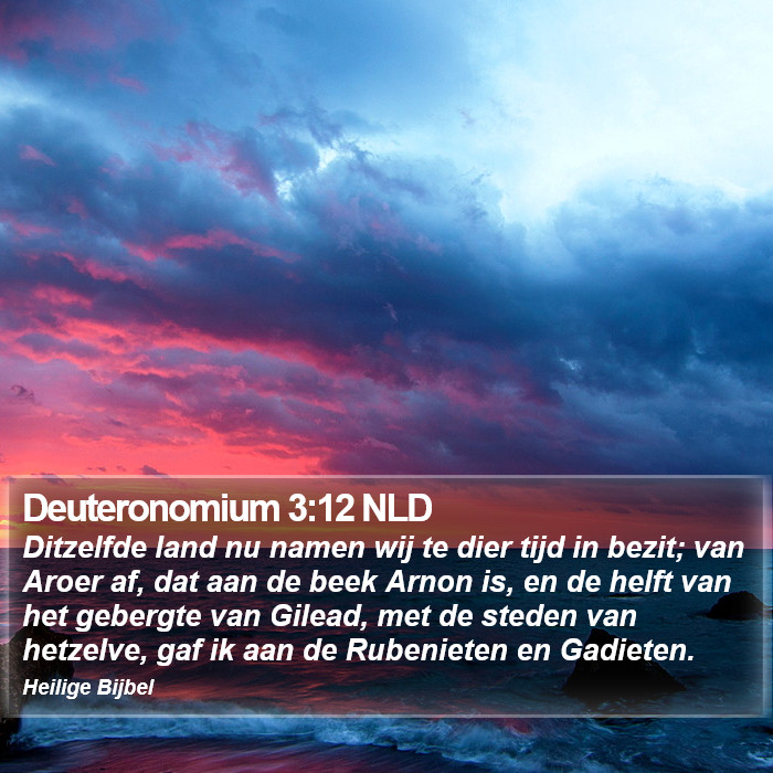 Deuteronomium 3:12 NLD Bible Study